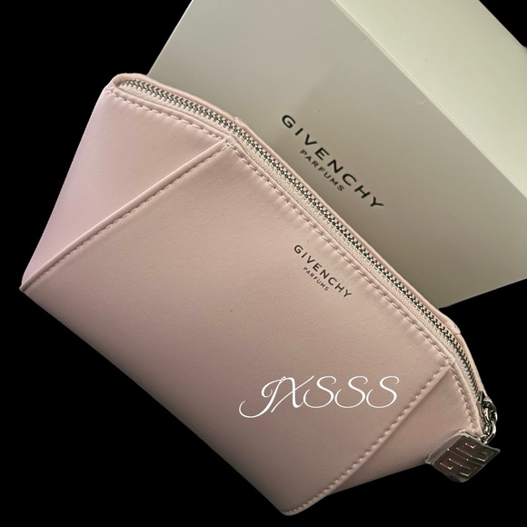 (Baby-Pink) Givenchy Beauty (Satin-Lined) Cosmetic-Makeup Bag - Picture 8 of 14